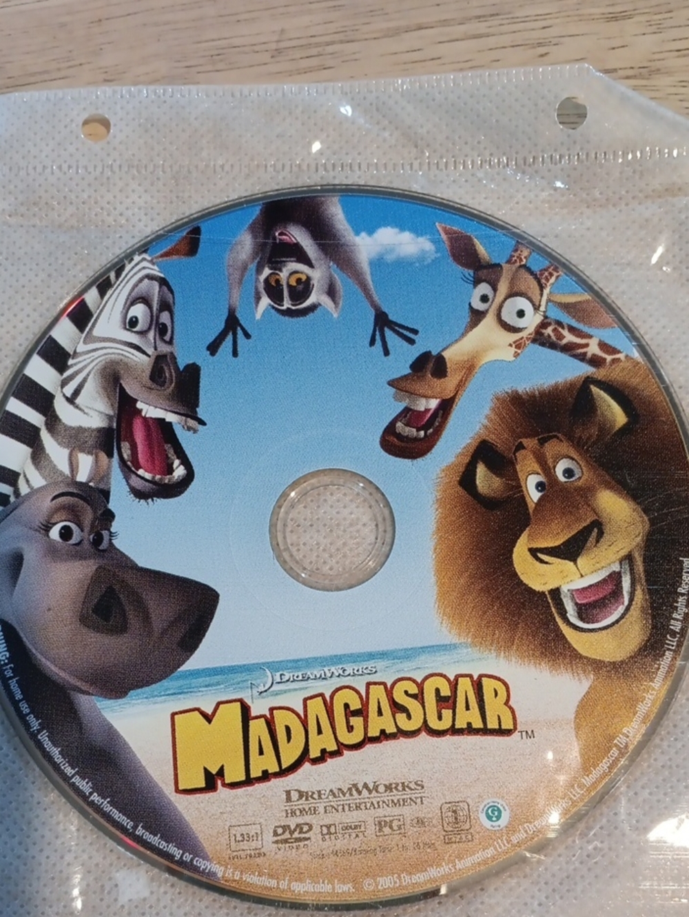 Madagascar DVD *NO CASE*
